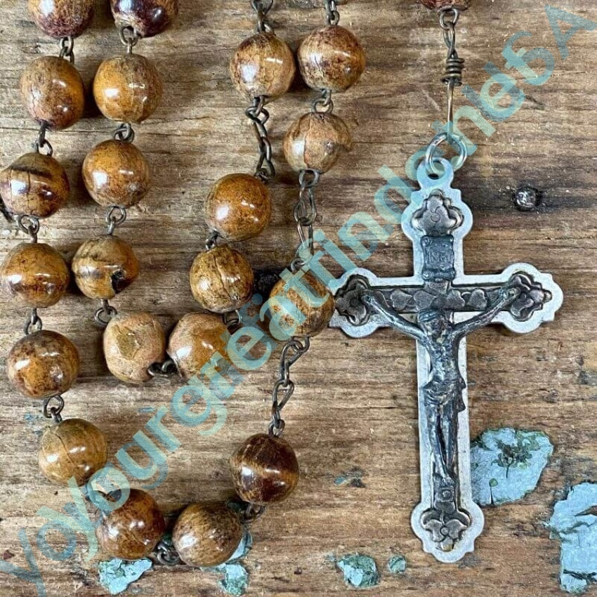 Vintage Olive Pit Rosary Yourgreatfinds