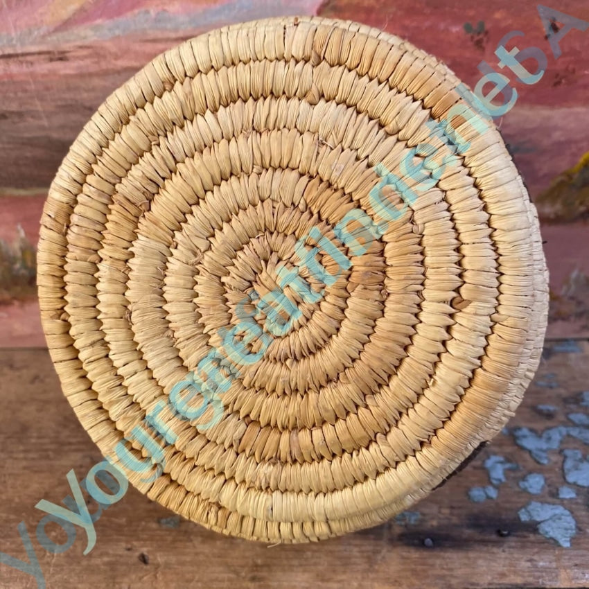 Vintage Papago Indian Coyote Track Basket Yourgreatfinds