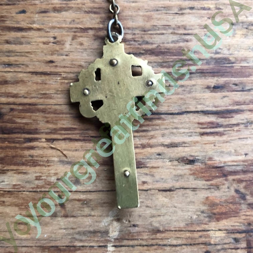 Vintage Red Glass Bead Rosary Yourgreatfinds