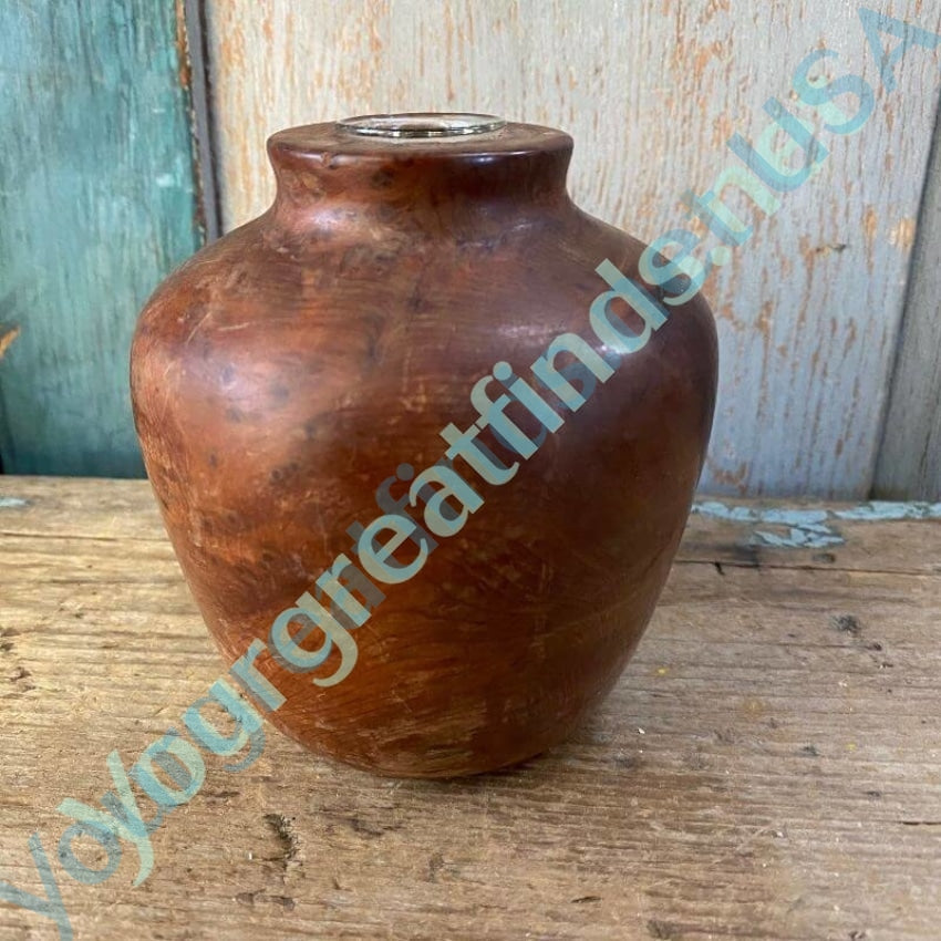 Vintage Redwood Burl Vase by Don Yourgreatfinds