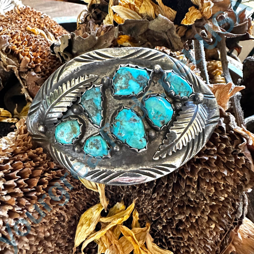 Belt Buckles American Indian Silver Leather Belts With Turquoise