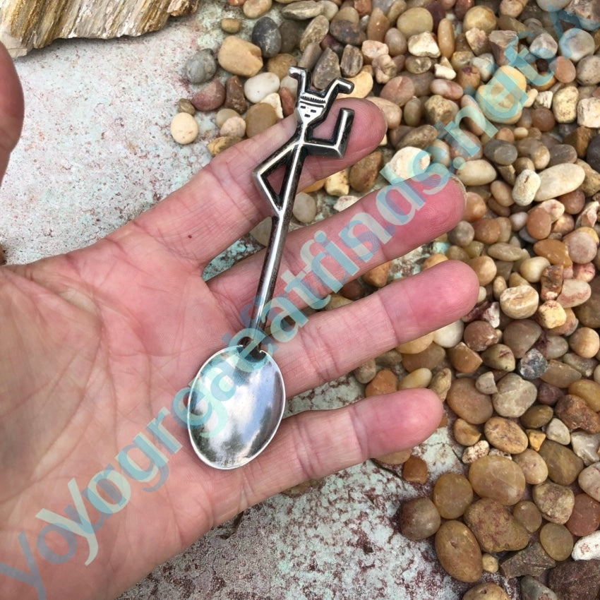 Vintage Signed Navajo Yei Figure Collector Spoon Sterling Silver Felix Joe Yourgreatfinds