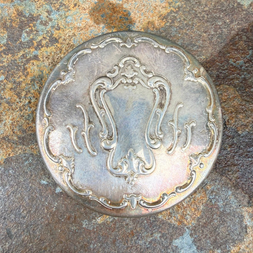 Vintage Silver Plate Hand Mirror Gorham hand mirror