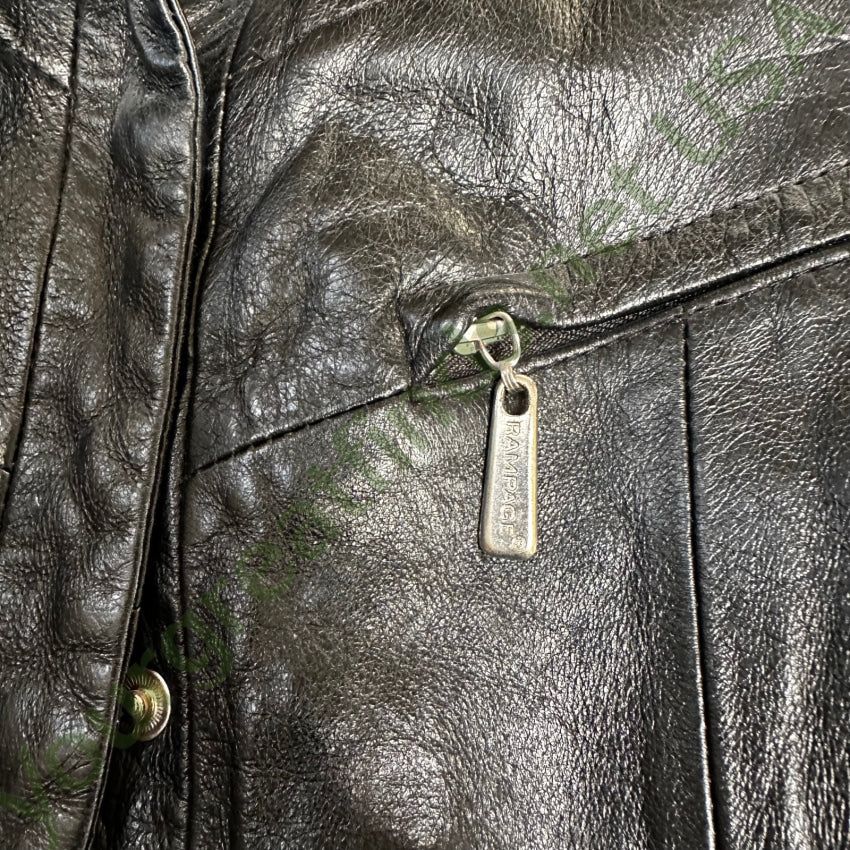 Vintage Soft Black Leather Jack By Rampage S Jacket