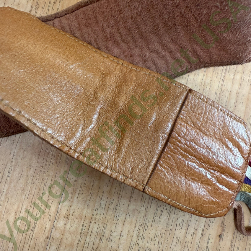 Vintage Soft Leather Fringe Belt Phil Sockett belt