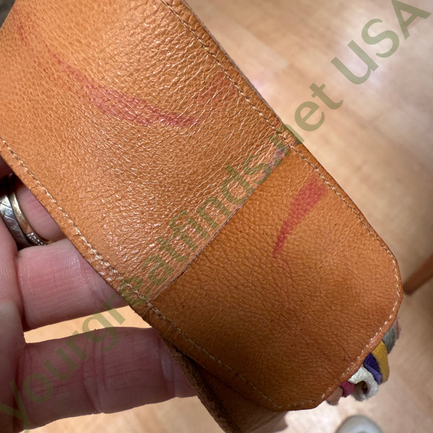 Vintage Soft Leather Fringe Belt Phil Sockett belt