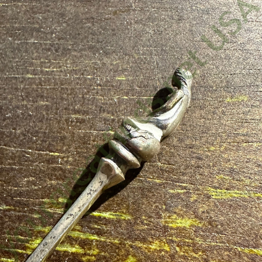 Vintage Solid Sterling Silver Nude Collector Spoon Denmark Bernhard Hertz