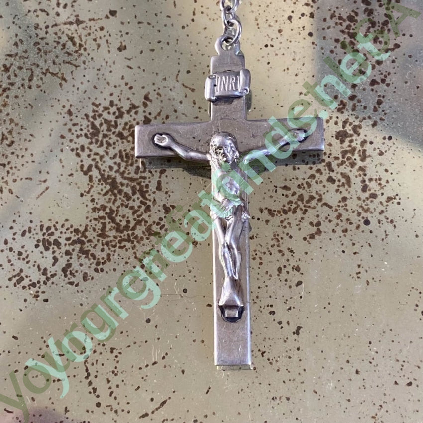 Vintage Solid Sterling Silver Rosary Yourgreatfinds