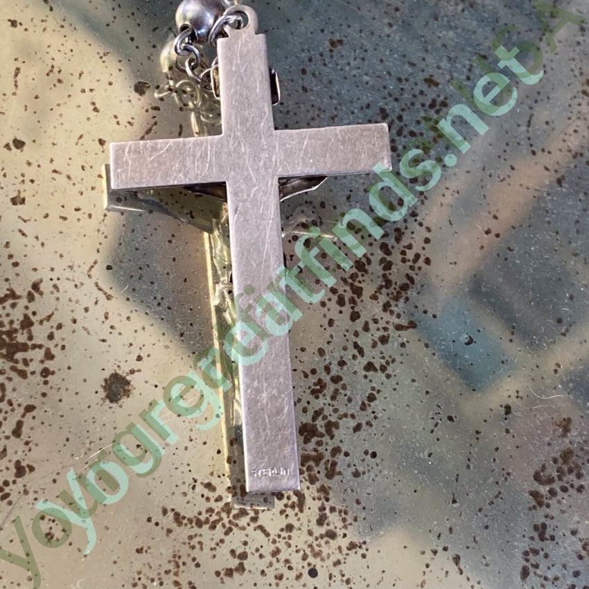 Vintage Solid Sterling Silver Rosary Yourgreatfinds