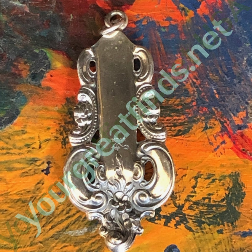 Vintage Solid Sterling Silver Spoon Pendant Yourgreatfinds