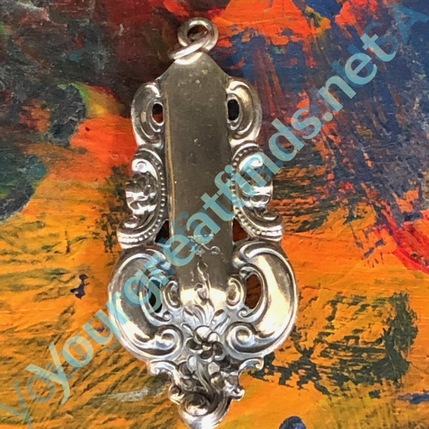 Vintage Solid Sterling Silver Spoon Pendant Yourgreatfinds