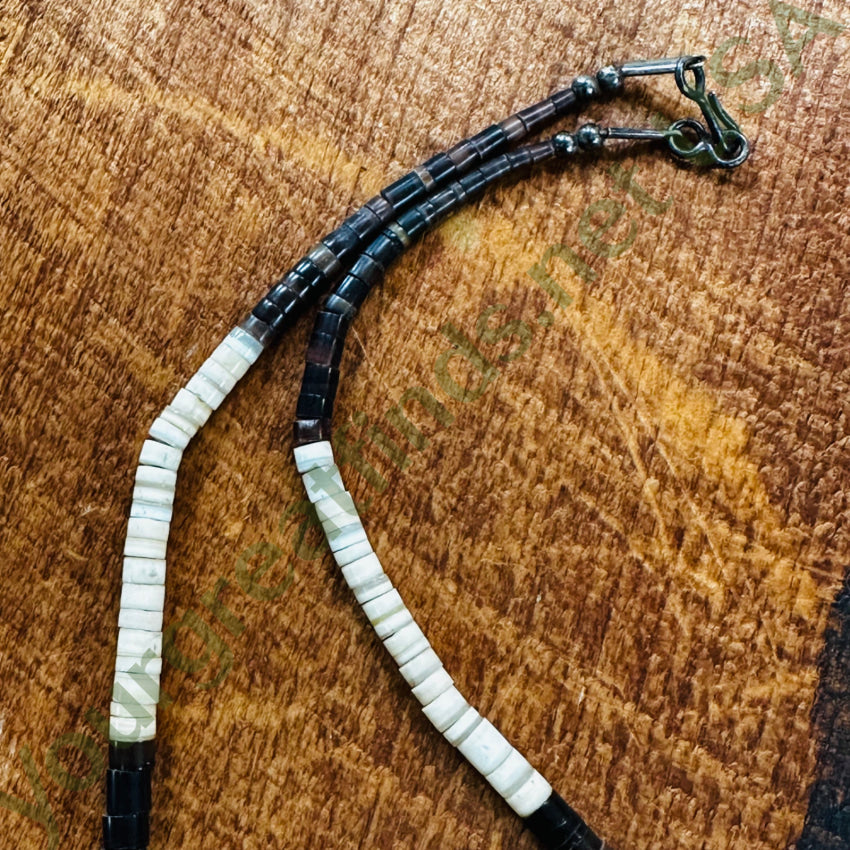 Vintage Southwestern Heishi Bead Necklace Turquoise Apparel & Accessories