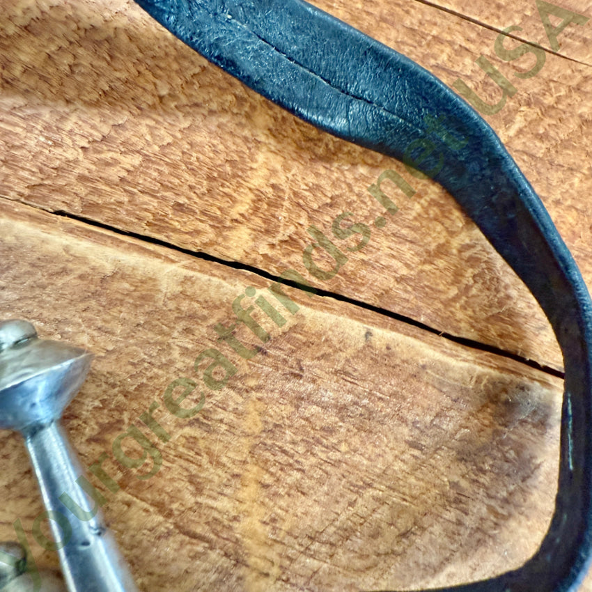 Vintage Southwestern Sterling Silver Turquoise Inlay Bolo Tie bolo tie