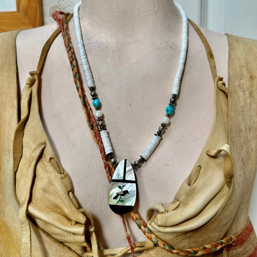 Vintage Southwestern Summer Surfer Necklace