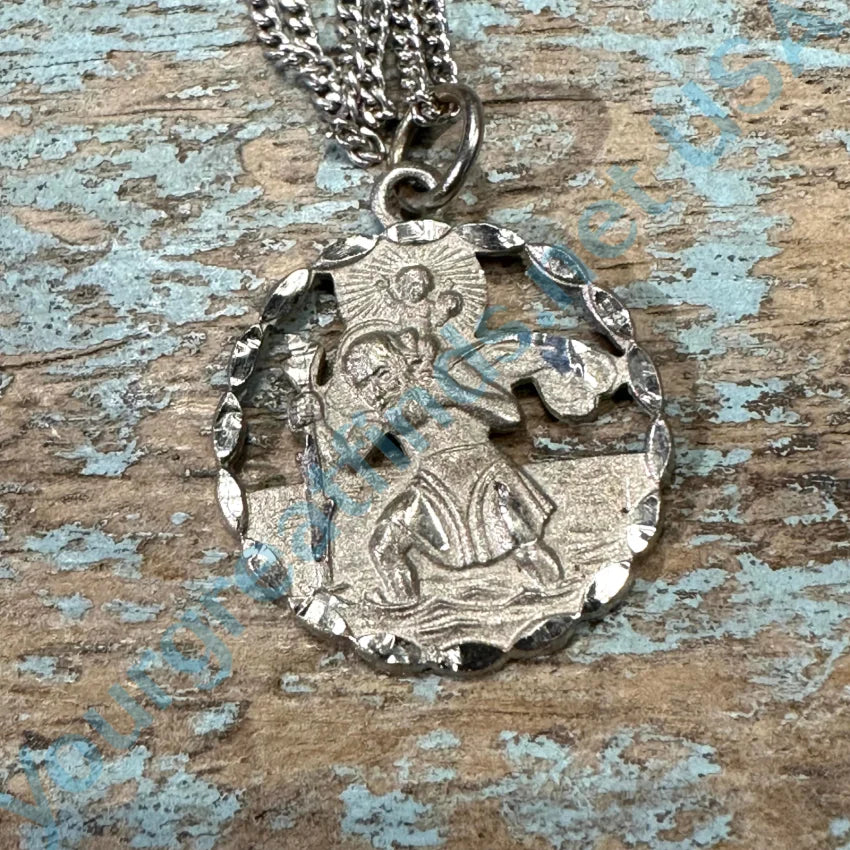 062 - Necklace St. Christopher - seal– 877 Workshop