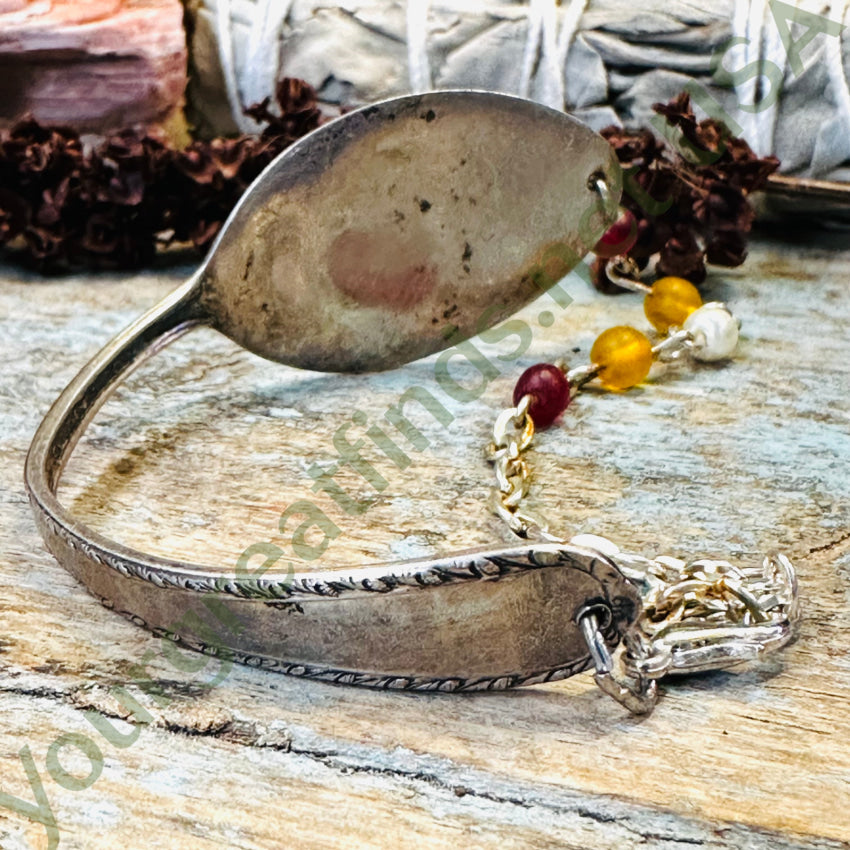 Vintage Sterling Silver Baby Spoon Bracelet