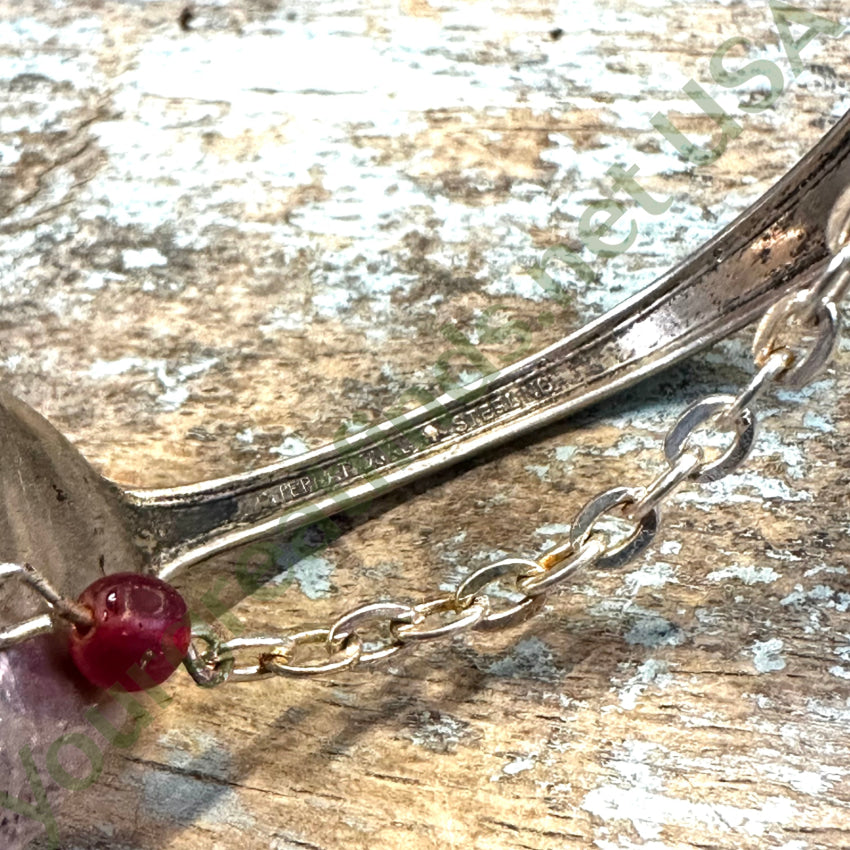 Vintage Sterling Silver Baby Spoon Bracelet