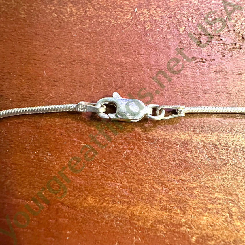 Vintage Sterling Silver Chain Bracelet