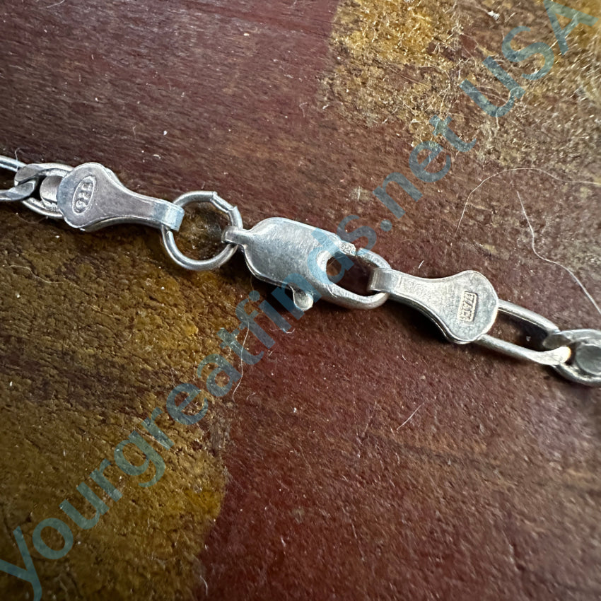 Vintage Sterling Silver Chain Bracelet Bracelet