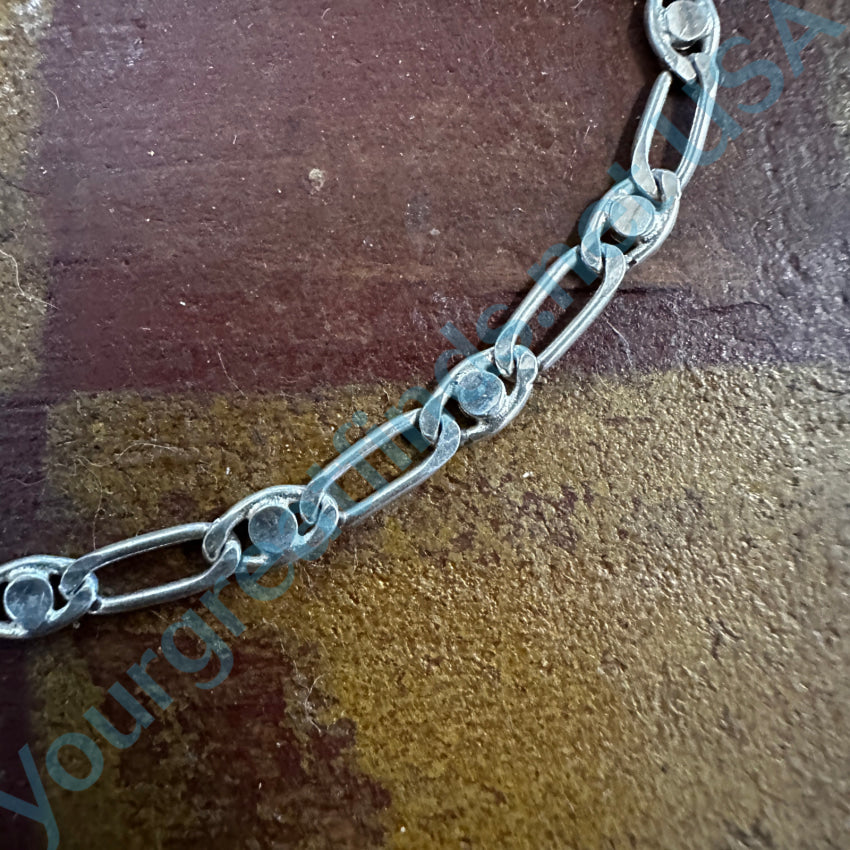 Vintage Sterling Silver Chain Bracelet Bracelet