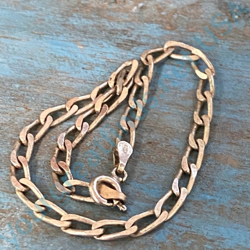 Vintage Sterling Silver Chain Bracelet