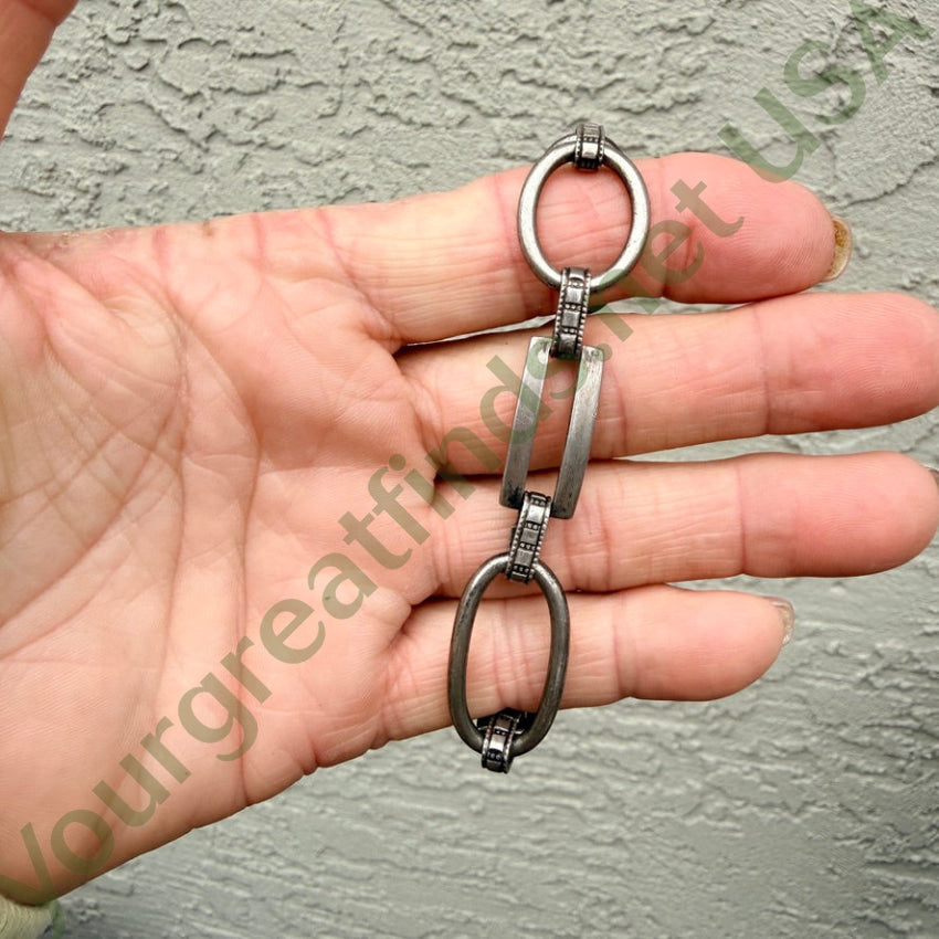 Vintage Sterling Silver Chain Link Bracelet bracelet