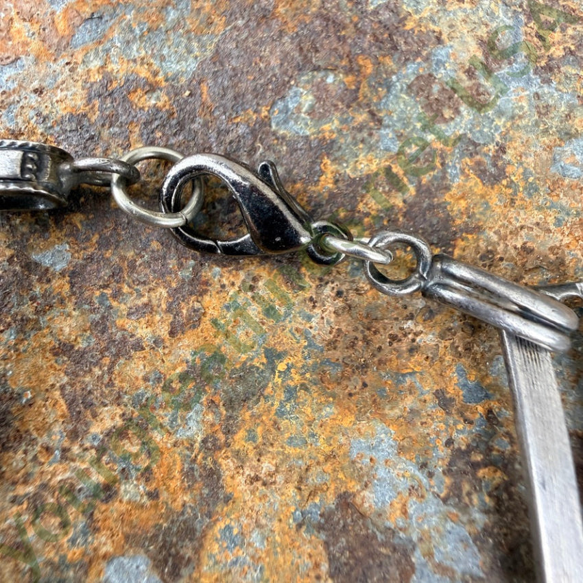 Vintage Sterling Silver Chain Link Bracelet bracelet