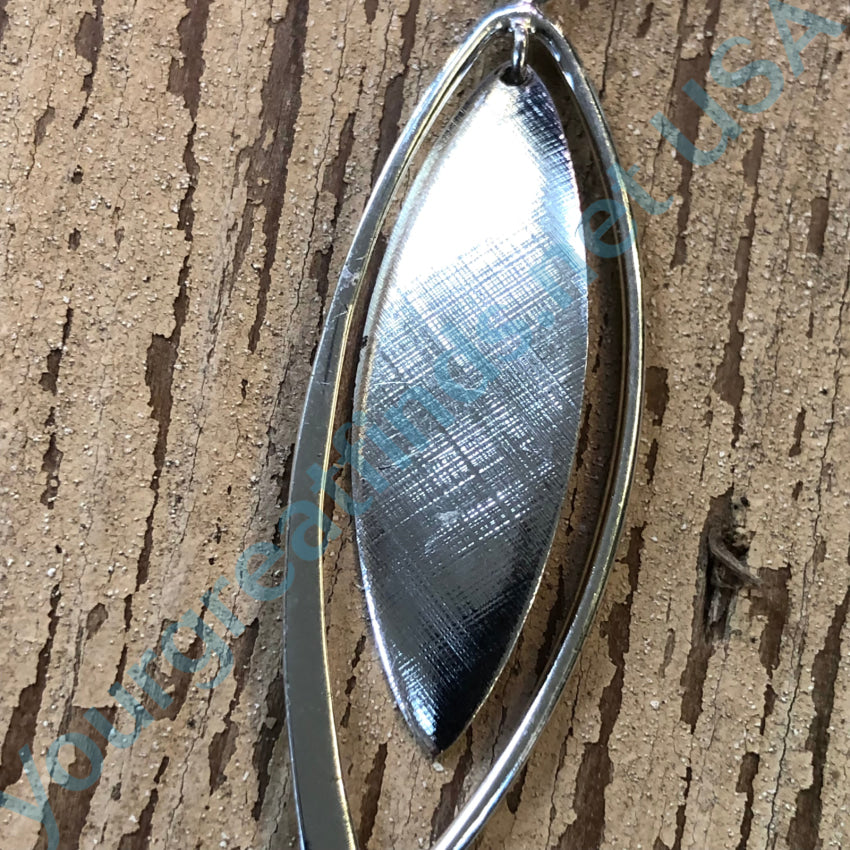 Vintage Sterling Silver Christian Fish Pendant