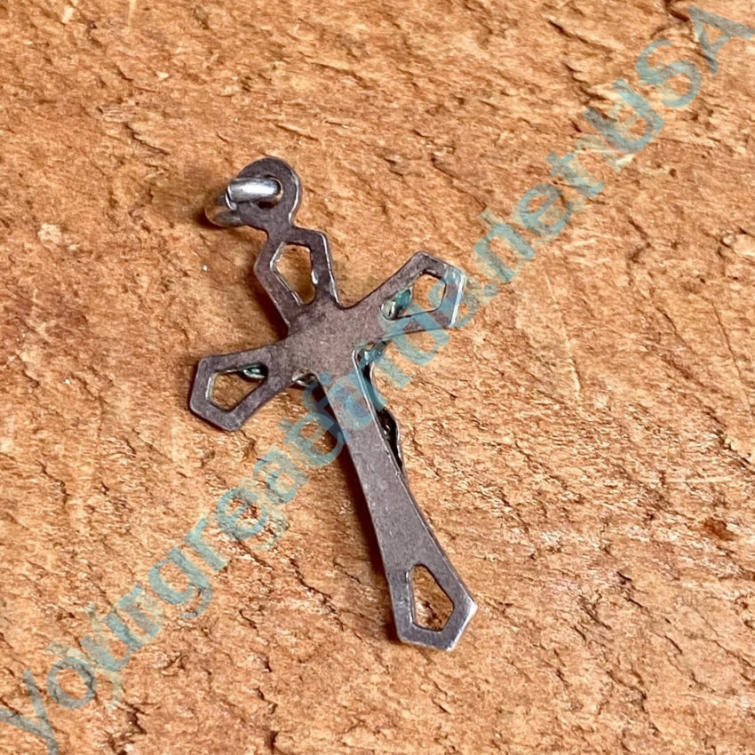 Vintage Sterling Silver Crucifix Pendant Yourgreatfinds