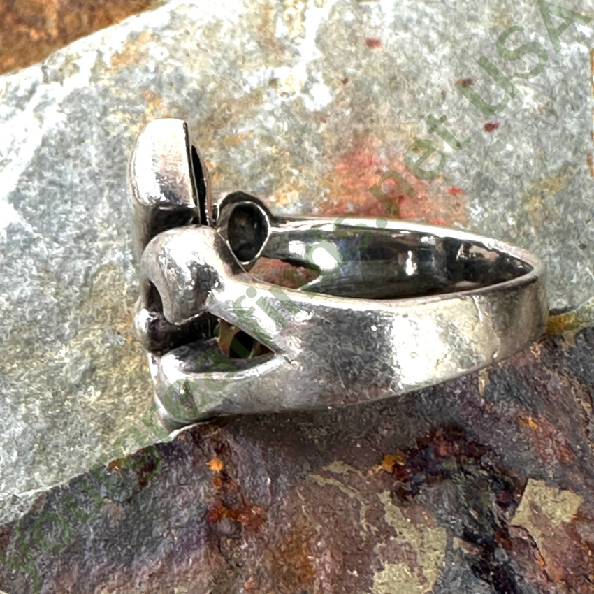 Vintage Sterling Silver Fleur Di Lis Ring Size 6.5 Ring