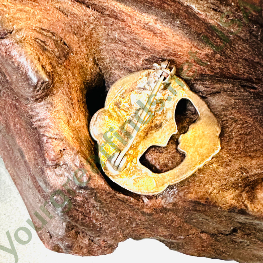 Vintage Sterling Silver Goddess Pin 1970S Pin / Brooch