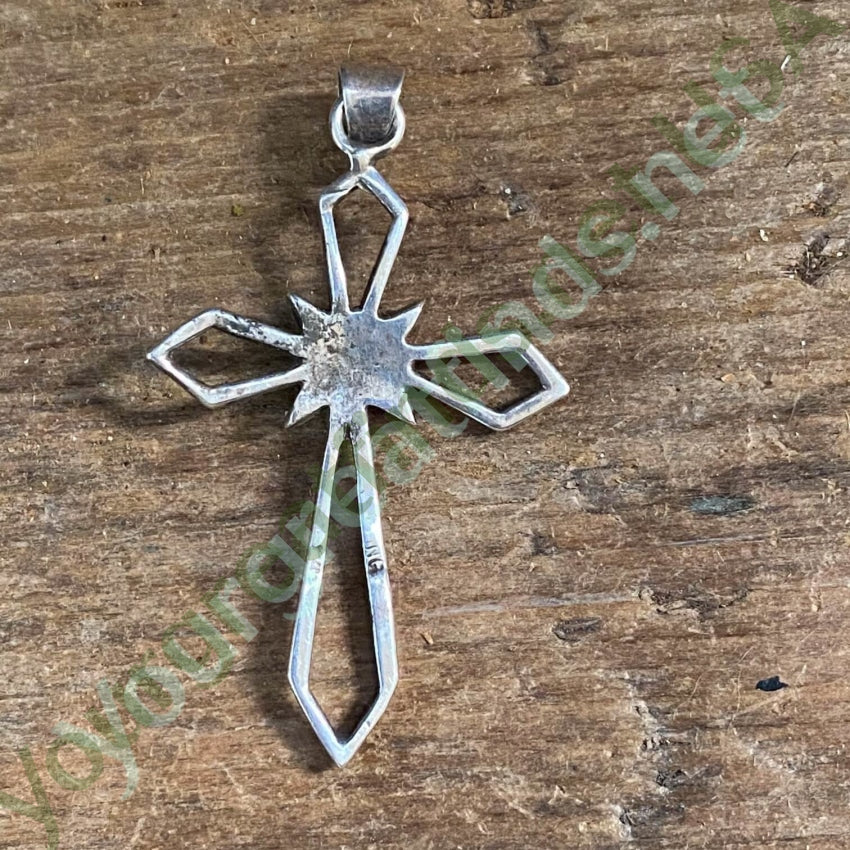 Vintage Sterling Silver Holy Cross Pendant Yourgreatfinds