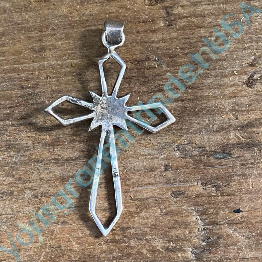 Vintage Sterling Silver Holy Cross Pendant Yourgreatfinds