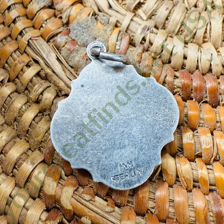 Vintage sterling silver Holy Spirit Pendant pendant