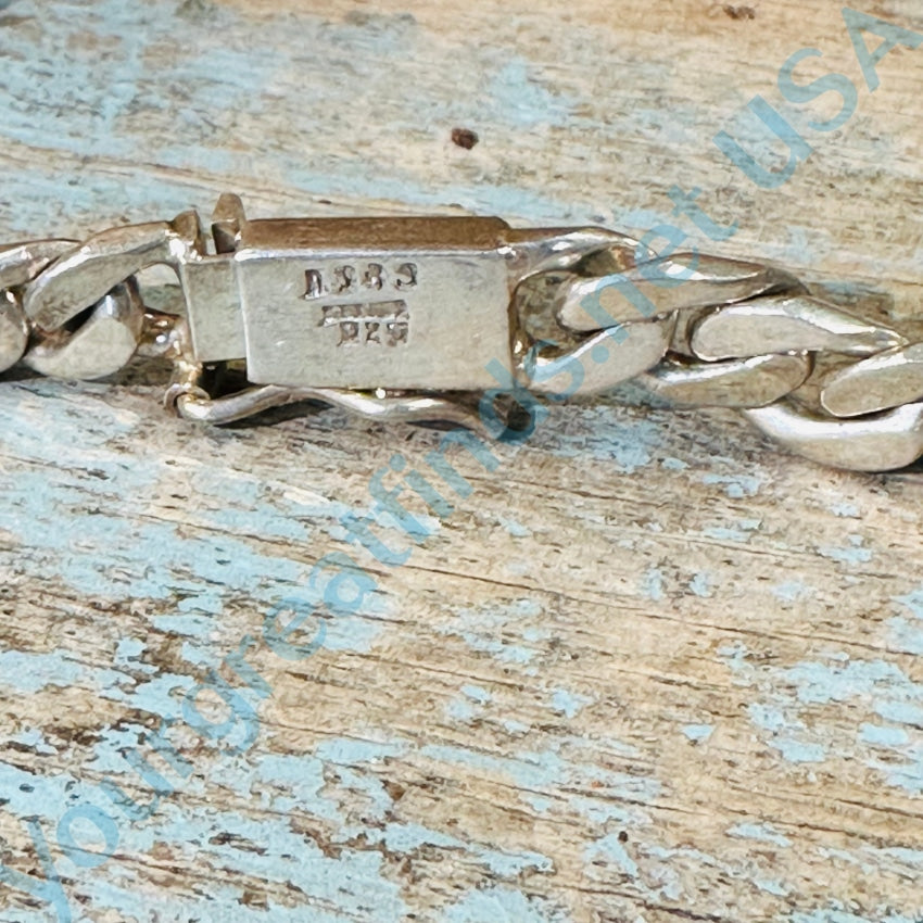 Vintage Sterling Silver Id Bracelet