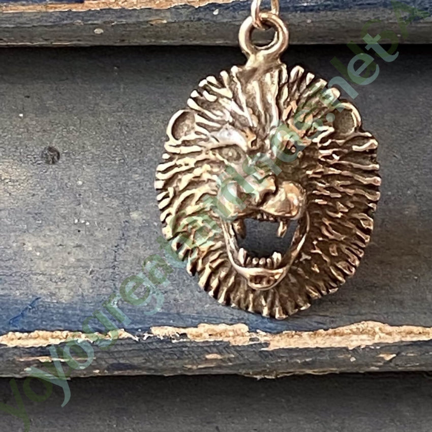 Vintage Sterling Silver Leo Lion Pierced Earrings Yourgreatfinds