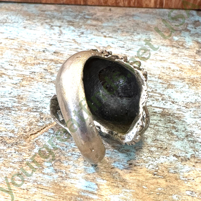 Vintage Sterling Silver Leo Lion Ring Size 8
