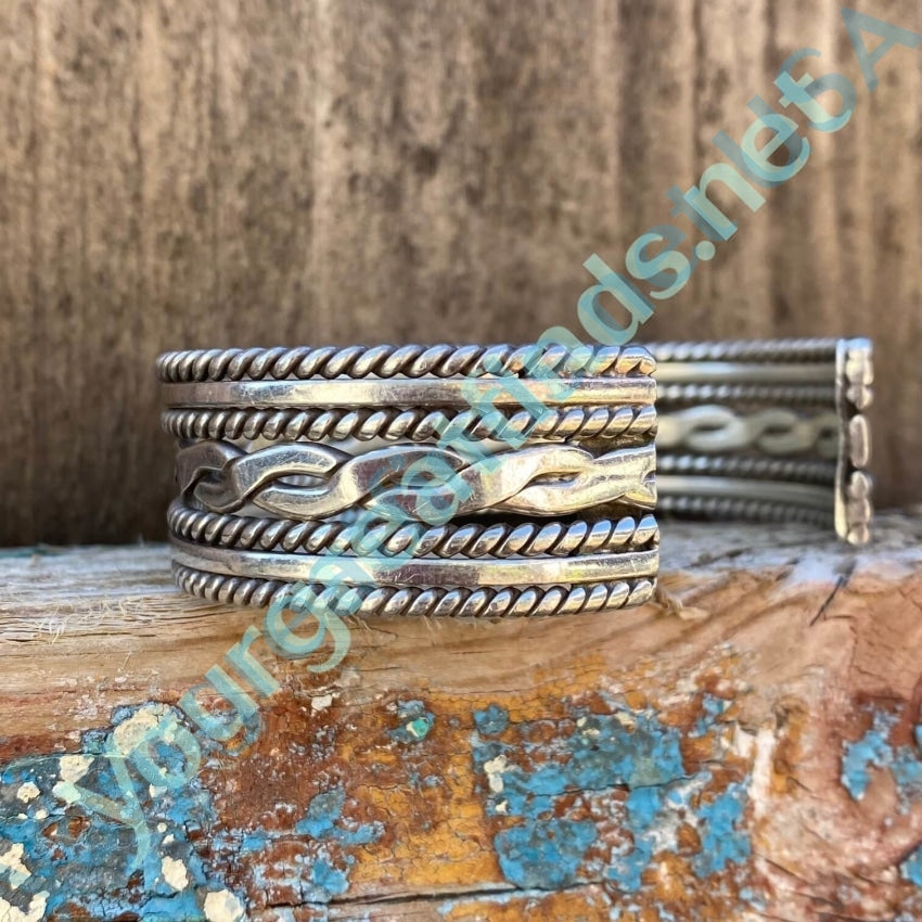 Vintage Sterling Silver Multi-Cuff Bracelet Mexico Yourgreatfinds