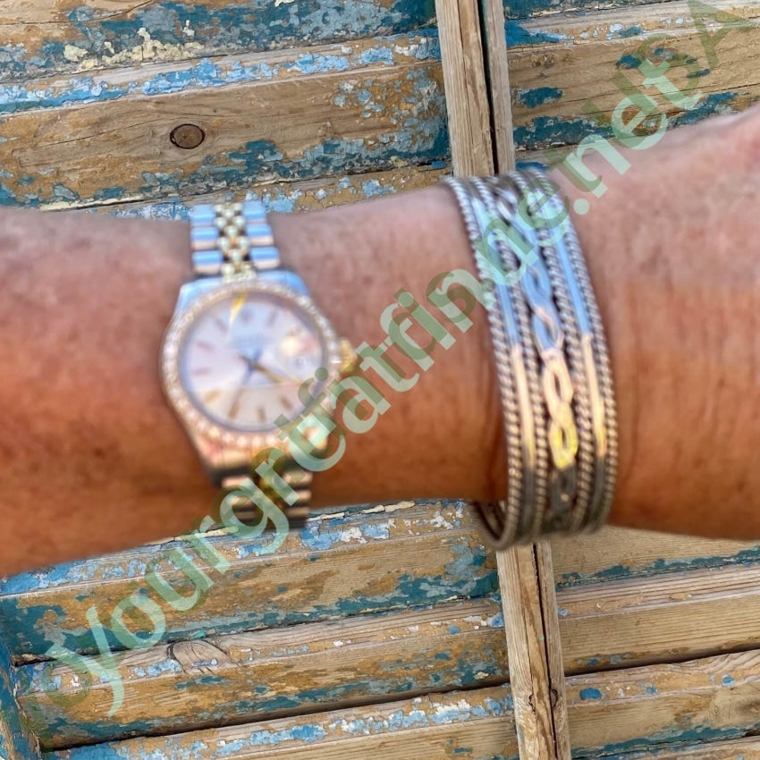 Vintage Sterling Silver Multi-Cuff Bracelet Mexico Yourgreatfinds