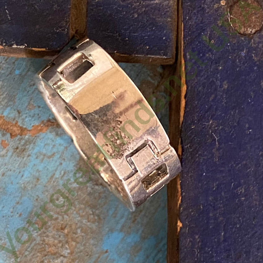 Vintage Sterling Silver Overlay Band Ring Size 13 Rings