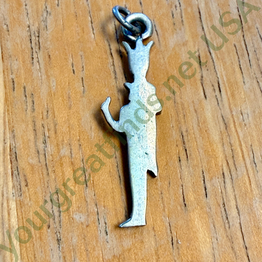 Vintage Sterling Silver Pendant Egyptian Revival Isis pendant