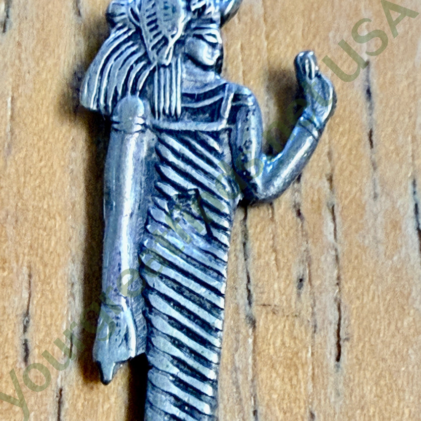 Vintage Sterling Silver Pendant Egyptian Revival Isis pendant