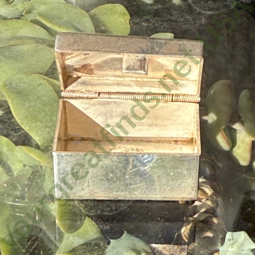 Vintage Sterling Silver Pill Box Taxco Mexico pill box