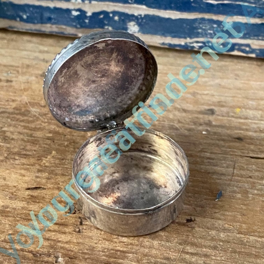 Vintage Sterling Silver Pillbox Yourgreatfinds