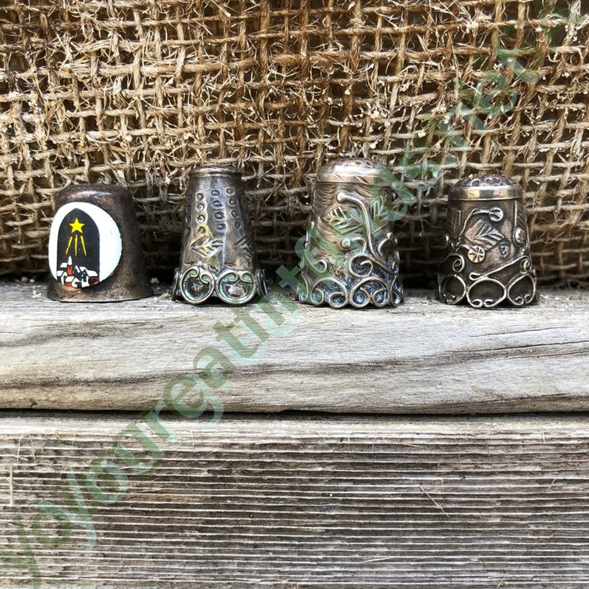 Vintage Sterling Silver Sewing Thimble Mexico Yourgreatfinds
