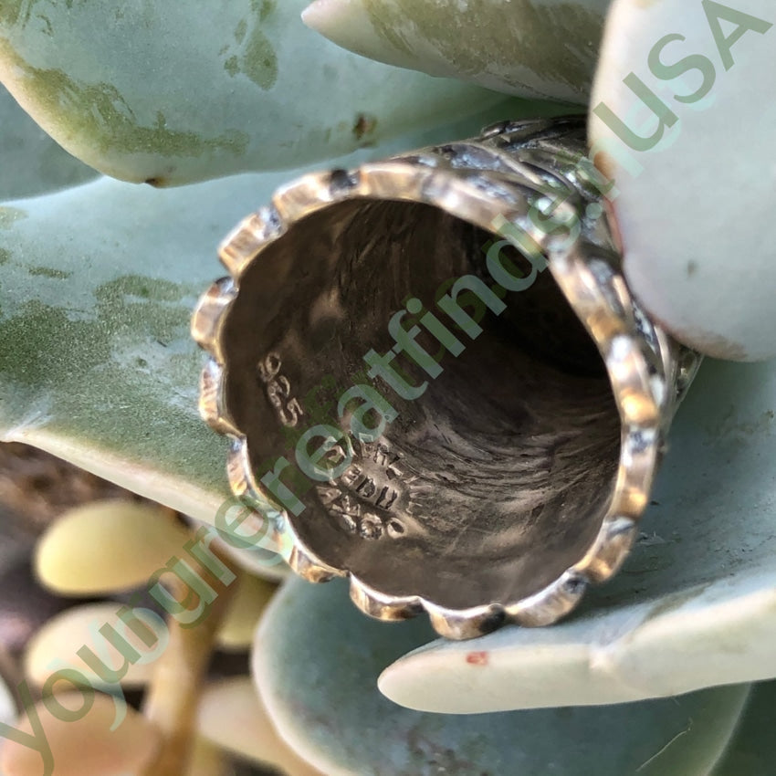 Vintage Sterling Silver Sewing Thimble Mexico Yourgreatfinds