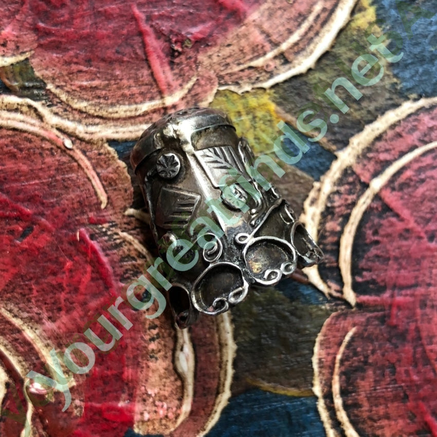 Vintage Sterling Silver Sewing Thimble Mexico Yourgreatfinds