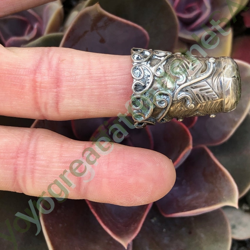 Vintage Sterling Silver Sewing Thimble Mexico Yourgreatfinds