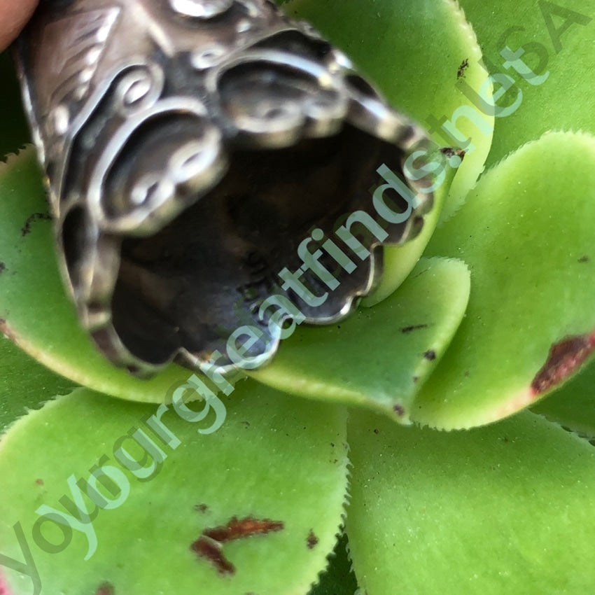 Vintage Sterling Silver Sewing Thimble Mexico Yourgreatfinds