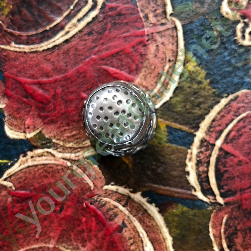 Vintage Sterling Silver Sewing Thimble Mexico Yourgreatfinds